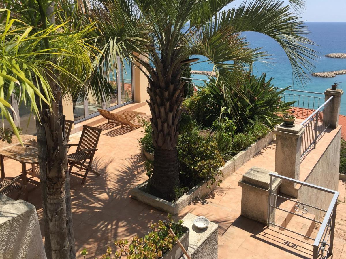 Villa L'Ensoleillee Vue Panoramique Mer, 250 M De La Plage Et Du Centre Ville Menton Exterior foto