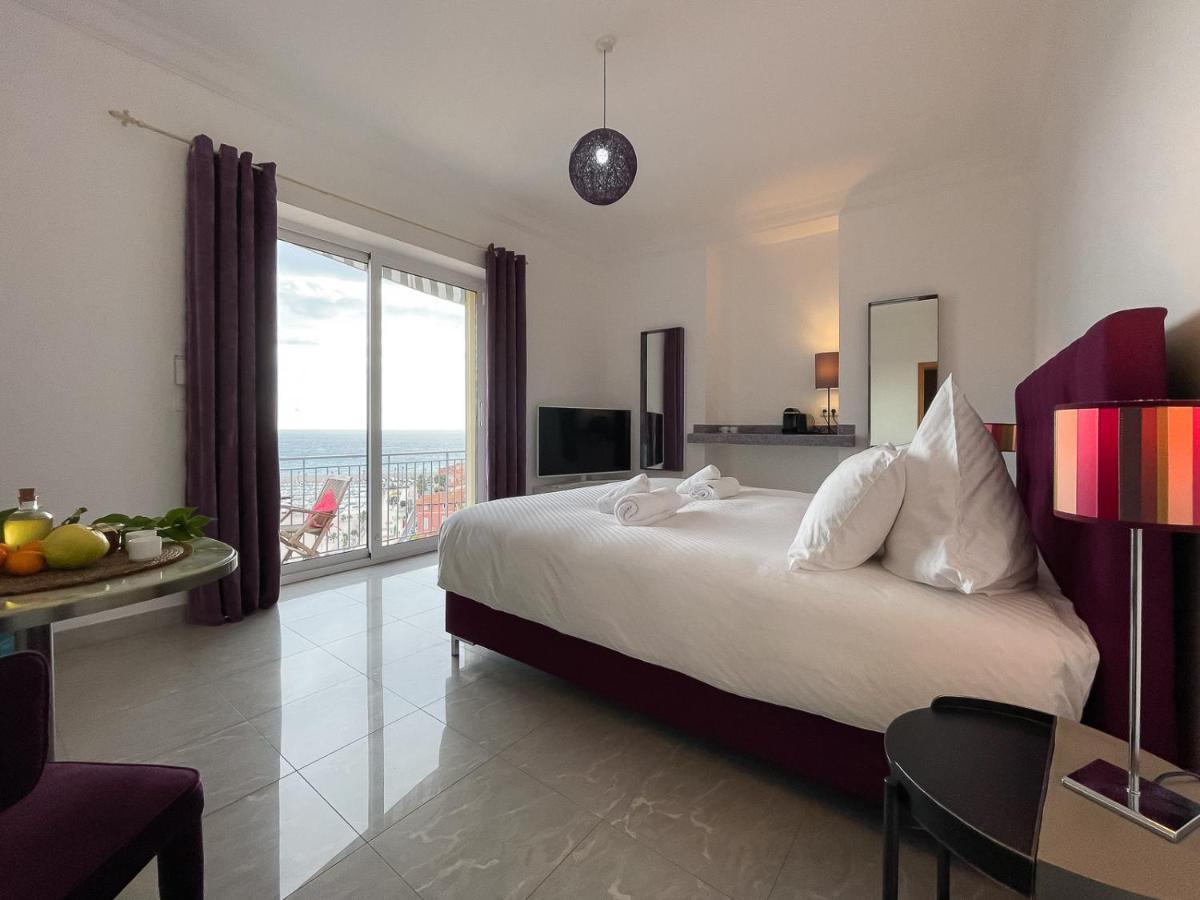 Villa L'Ensoleillee Vue Panoramique Mer, 250 M De La Plage Et Du Centre Ville Menton Exterior foto