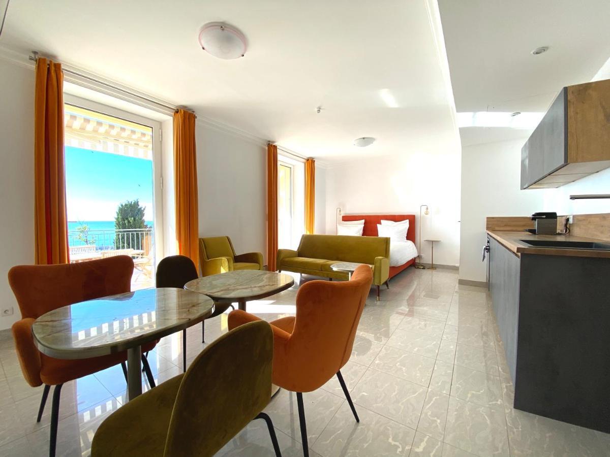 Villa L'Ensoleillee Vue Panoramique Mer, 250 M De La Plage Et Du Centre Ville Menton Exterior foto